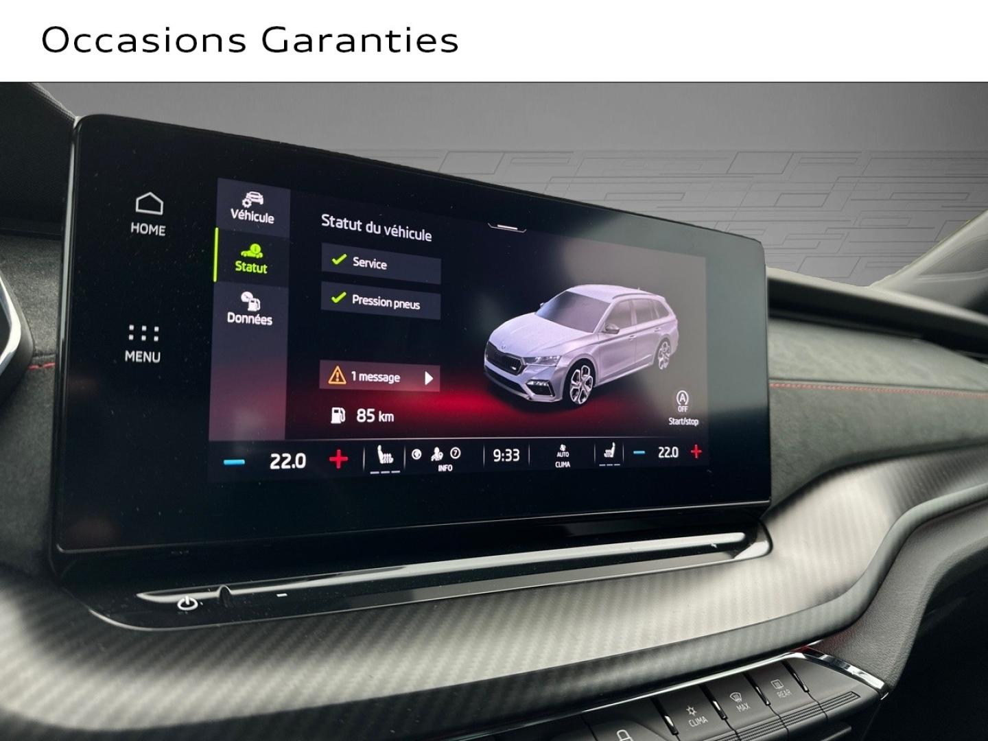 Voitures occasions ŠKODA Octavia Combi RS Montigny-le-Bretonneux