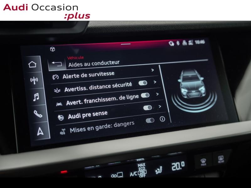 Voitures occasions Audi A3 Sportback S line Montigny-le-Bretonneux