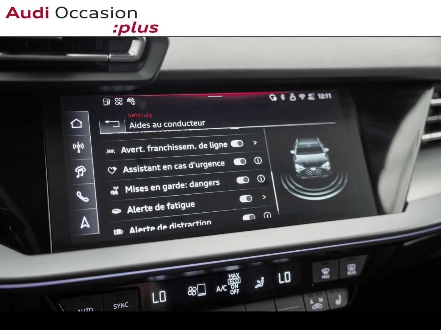 Voitures occasions Audi A3 Sportback S line Montigny-le-Bretonneux
