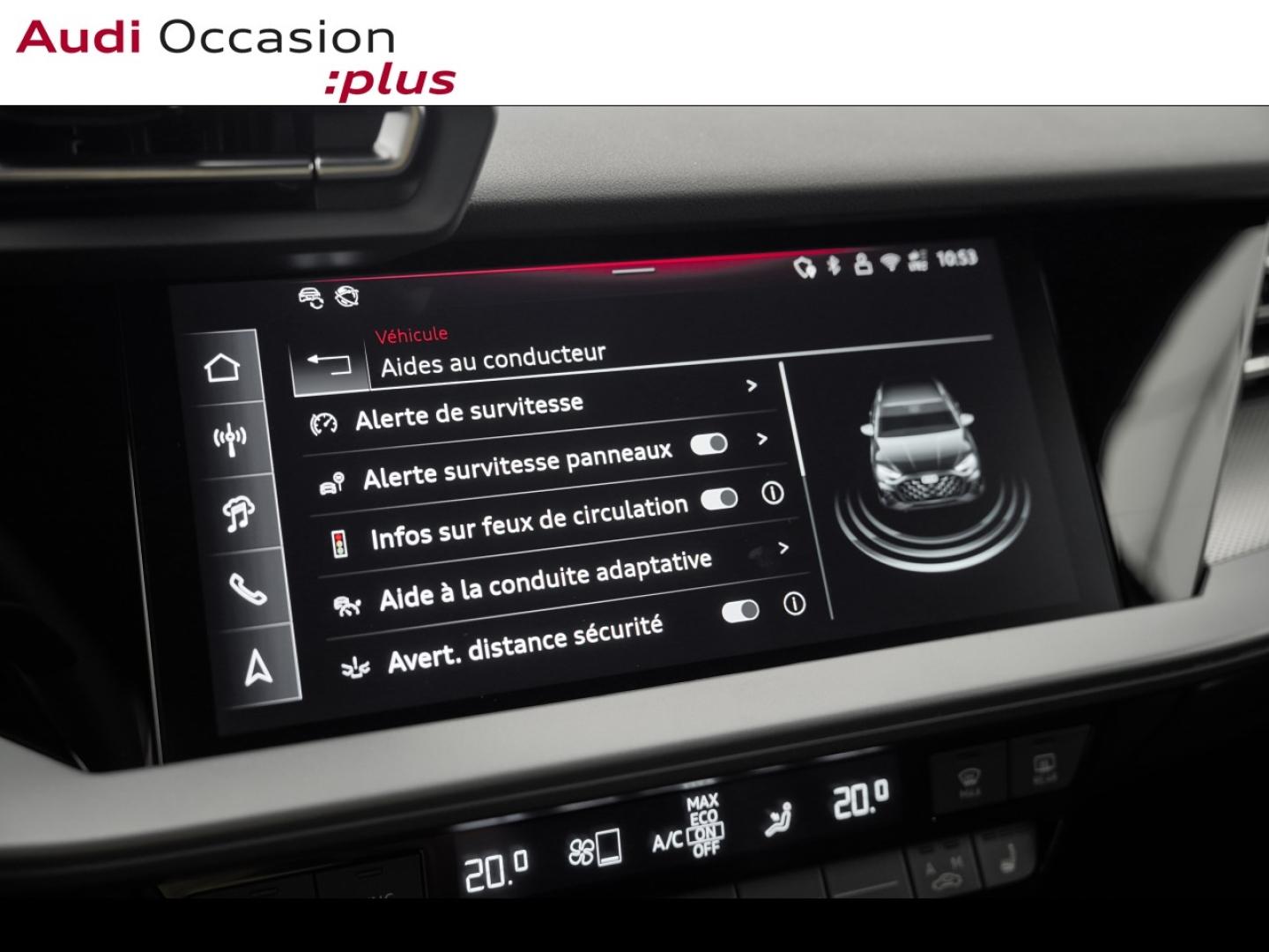 Voitures occasions Audi A3 Sportback S line Montigny-le-Bretonneux