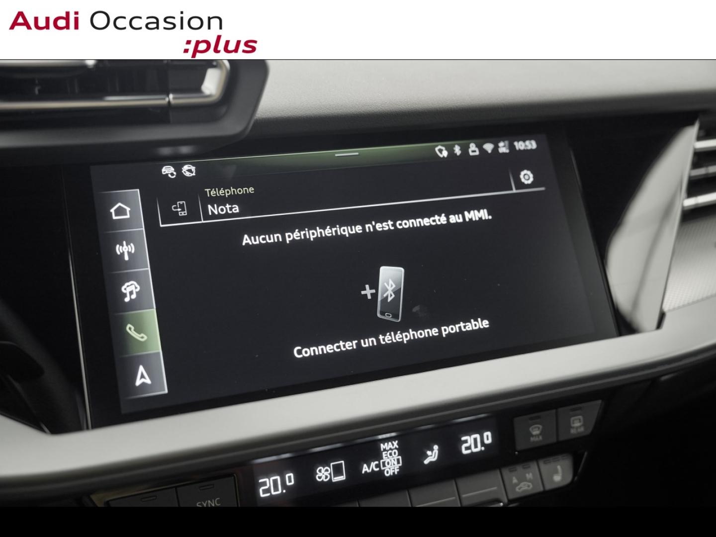 Voitures occasions Audi A3 Sportback S line Montigny-le-Bretonneux