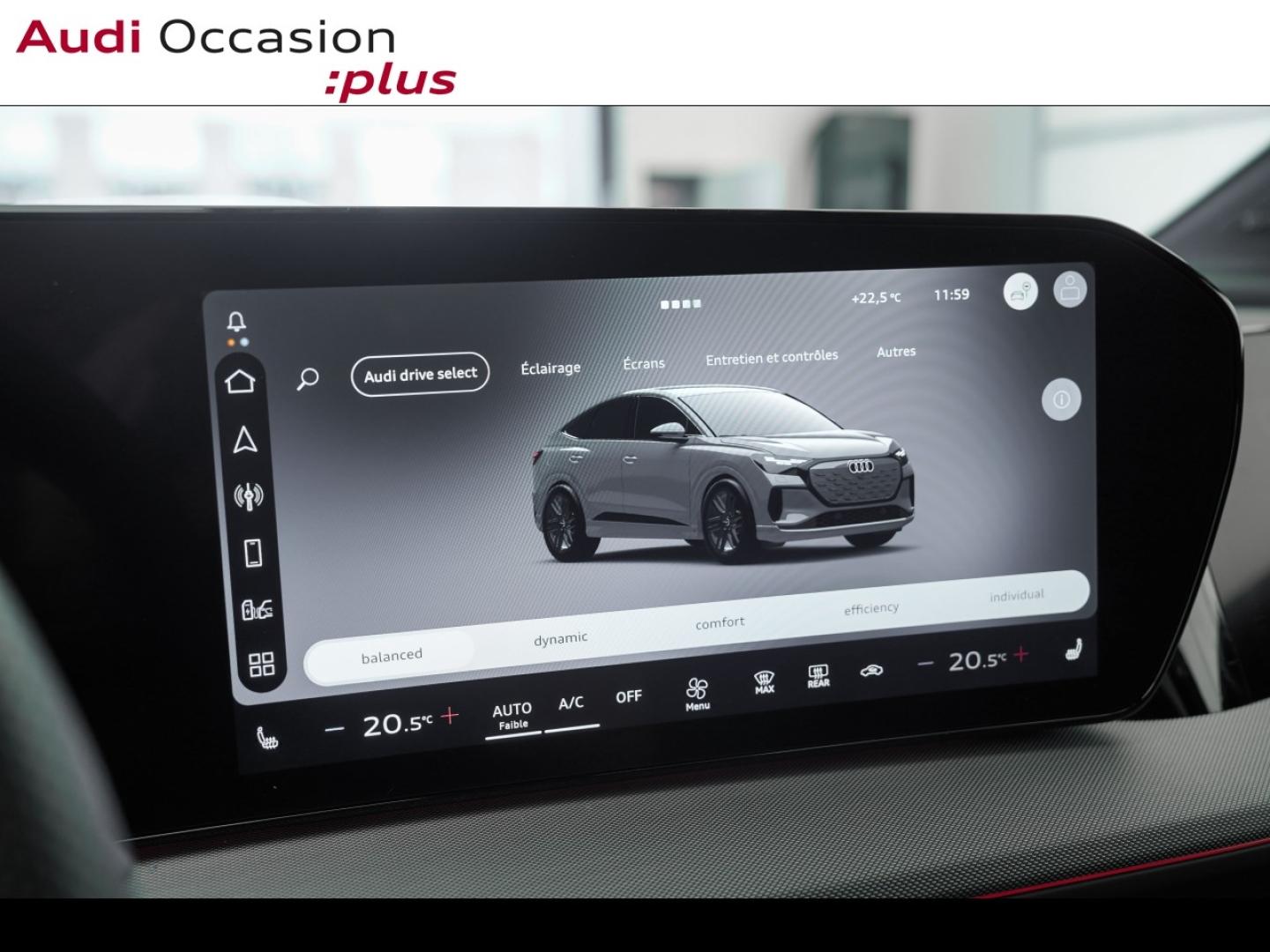 Voitures occasions Audi Q4 Sportback e-tron Base Montigny-le-Bretonneux