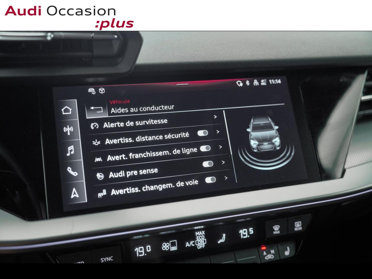 Voitures occasions Audi A3 Sportback S line Montigny-le-Bretonneux