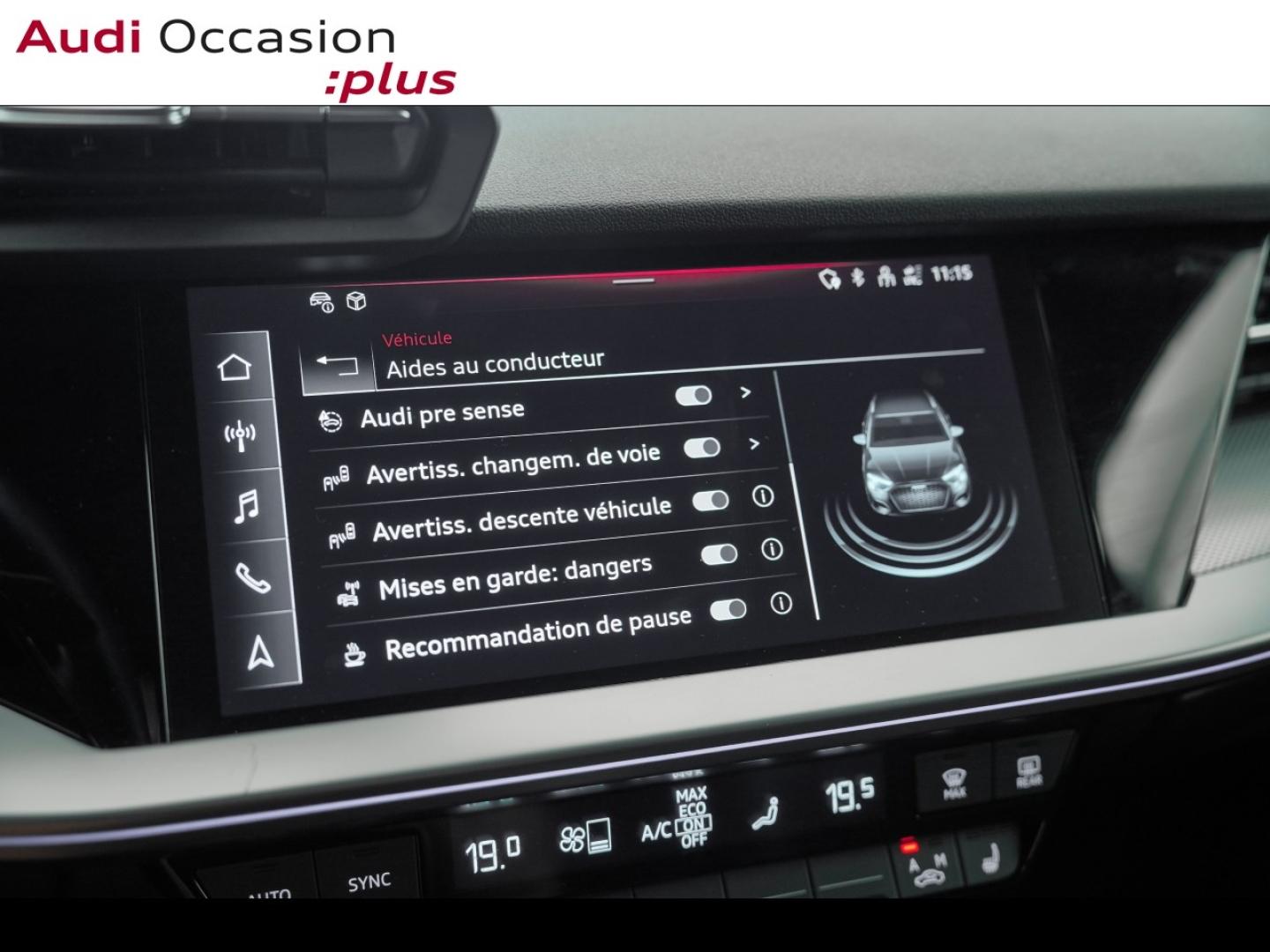 Voitures occasions Audi A3 Sportback S line Montigny-le-Bretonneux