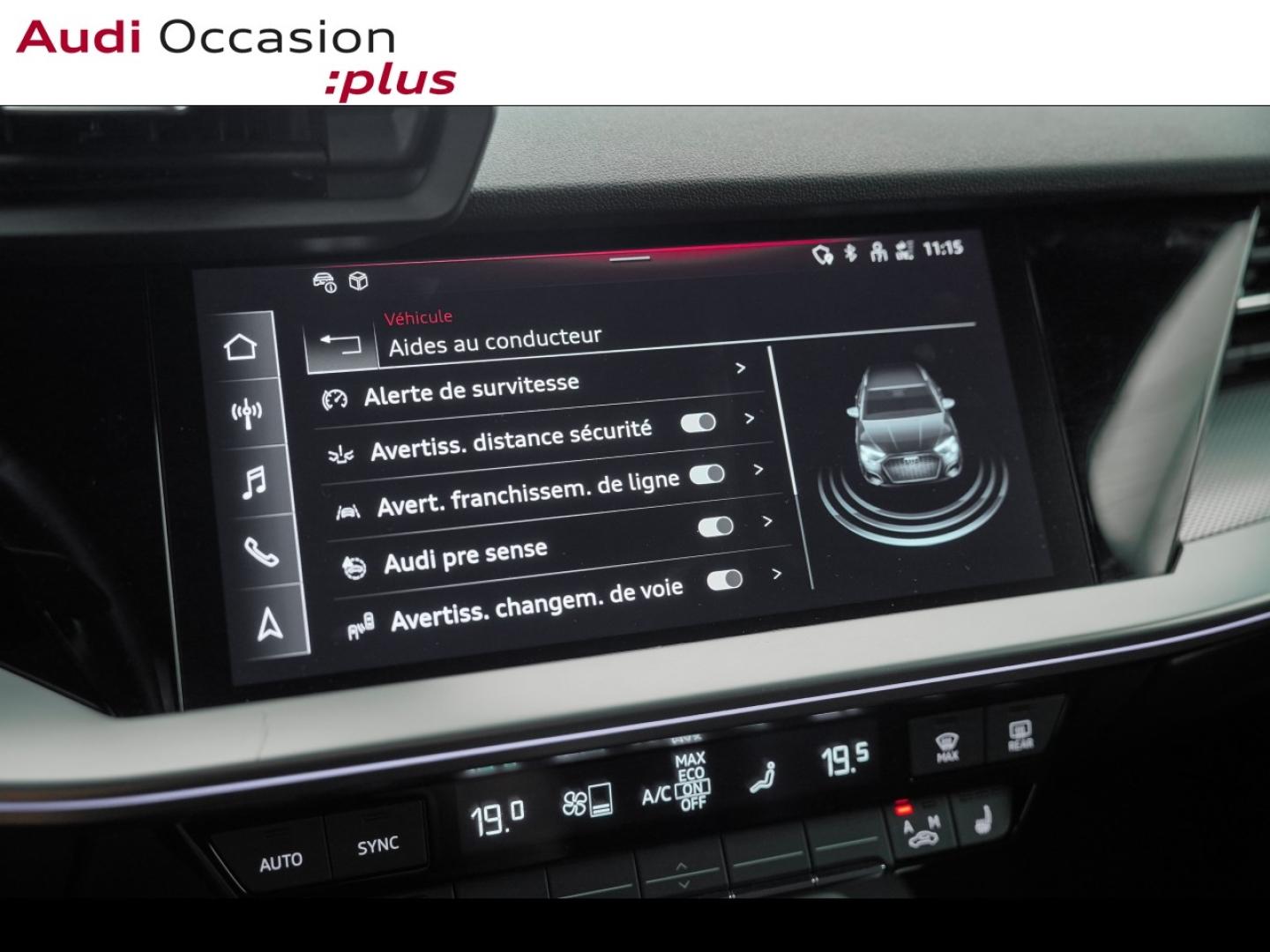 Voitures occasions Audi A3 Sportback S line Montigny-le-Bretonneux