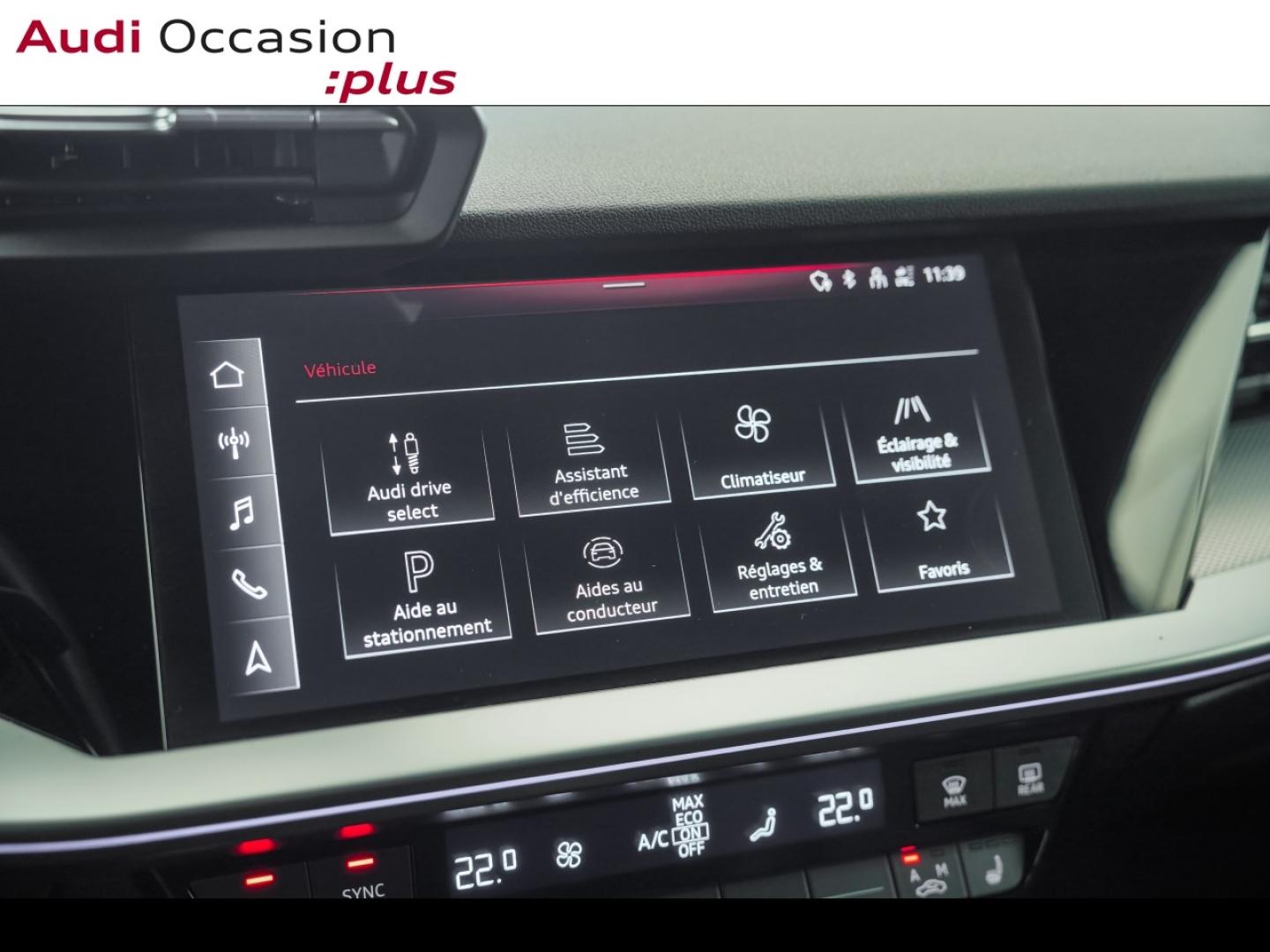 Voitures occasions Audi A3 Sportback S line Montigny-le-Bretonneux