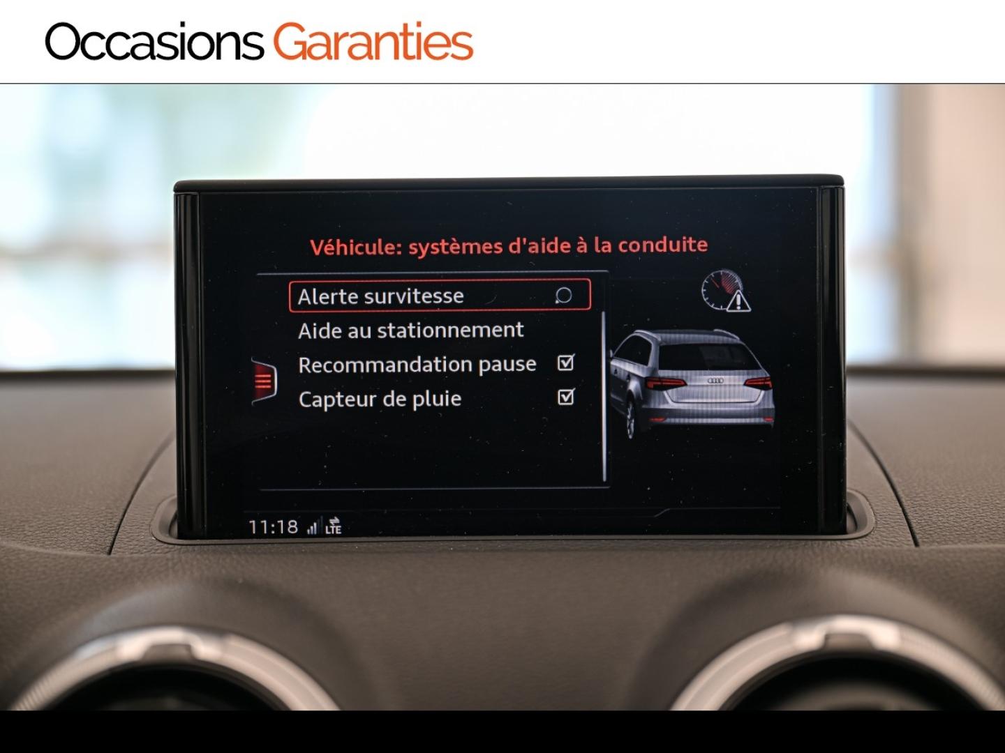 Voitures occasions Audi A3 Sportback Design luxe Montigny-le-Bretonneux