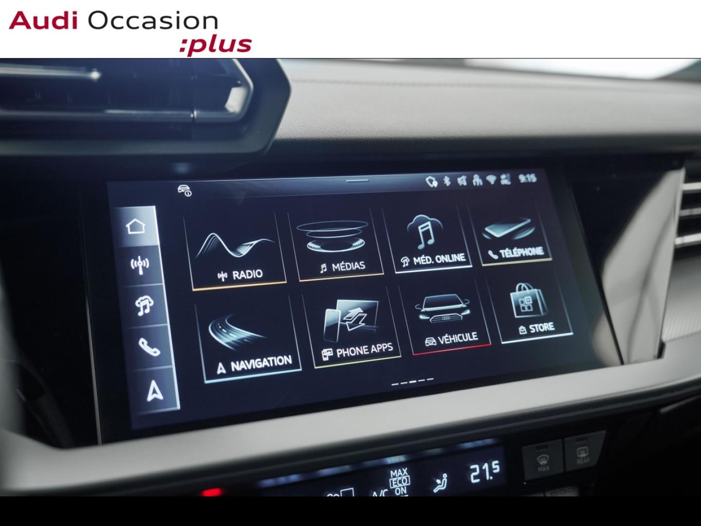 Voitures occasions Audi A3 Sportback S line Montigny-le-Bretonneux