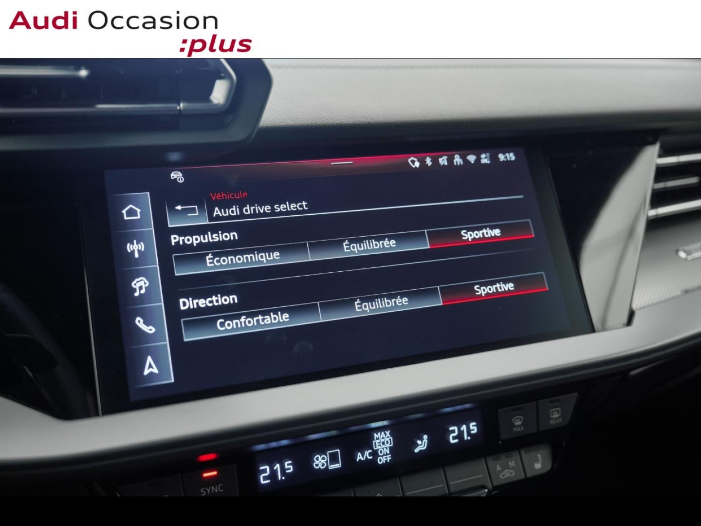 Voitures occasions Audi A3 Sportback S line Montigny-le-Bretonneux