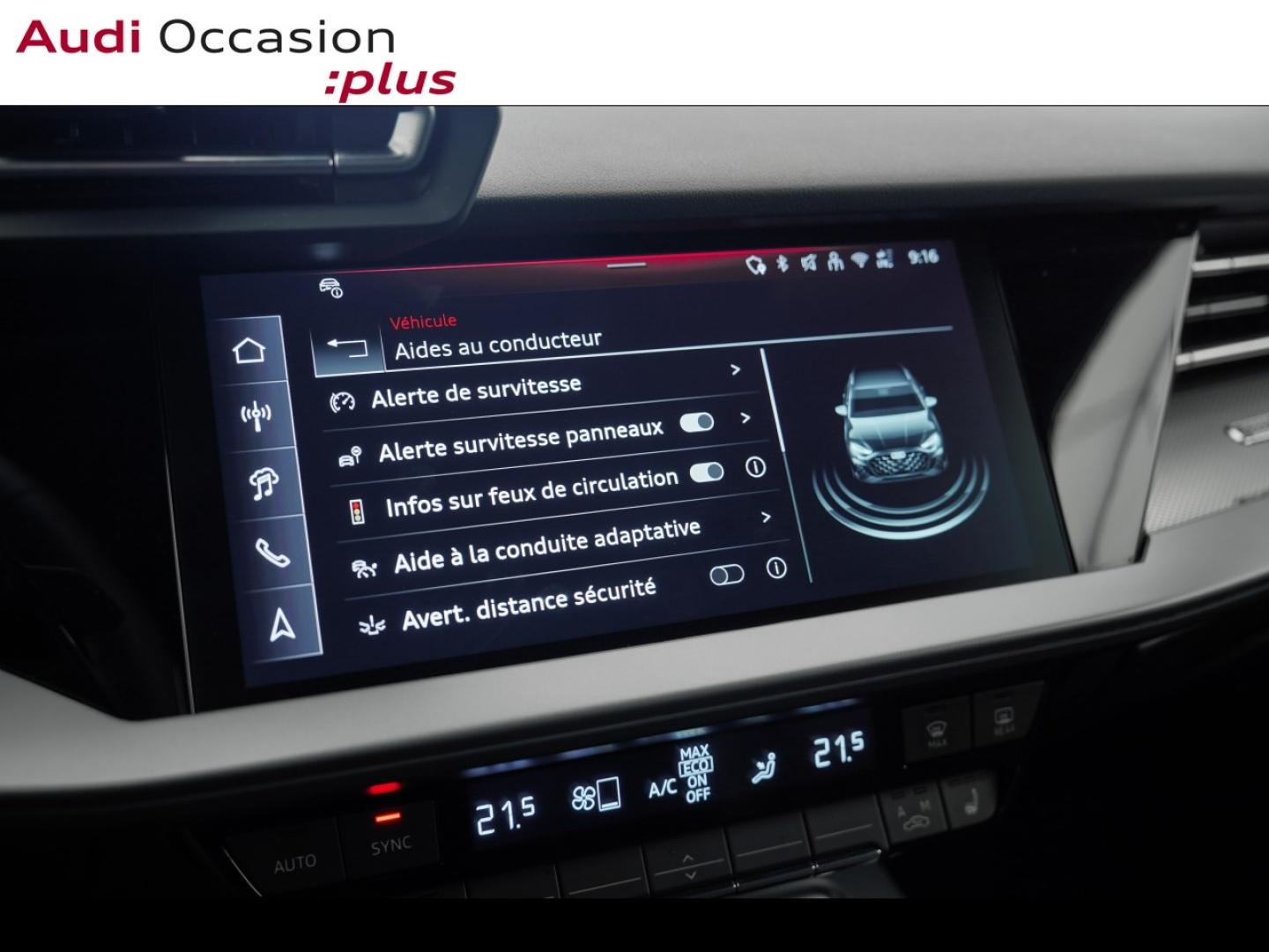Voitures occasions Audi A3 Sportback S line Montigny-le-Bretonneux