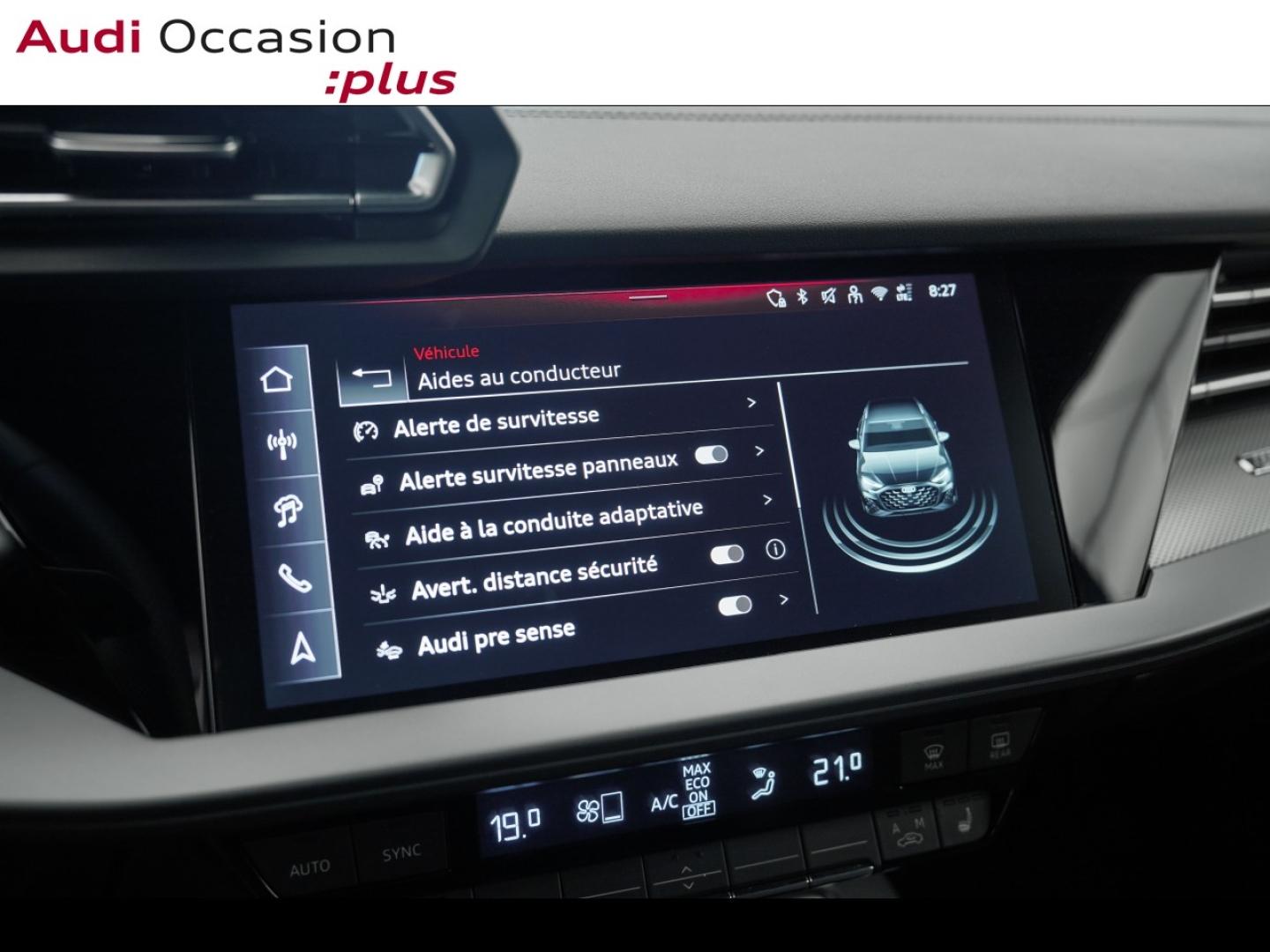 Voitures occasions Audi A3 Sportback S line Montigny-le-Bretonneux