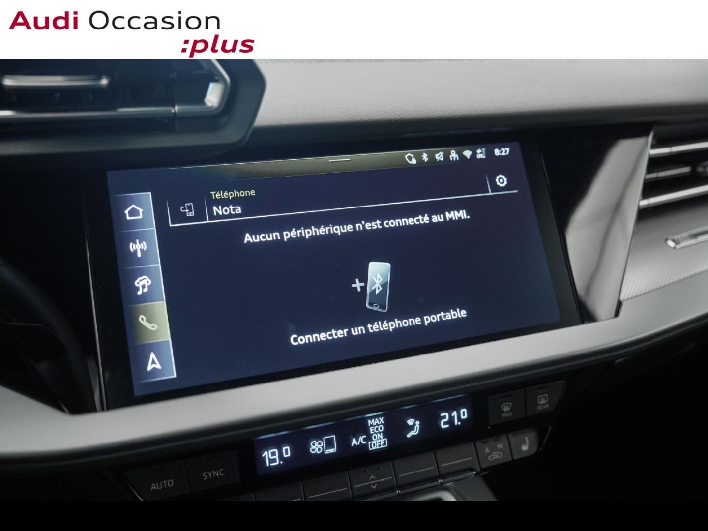 Voitures occasions Audi A3 Sportback S line Montigny-le-Bretonneux
