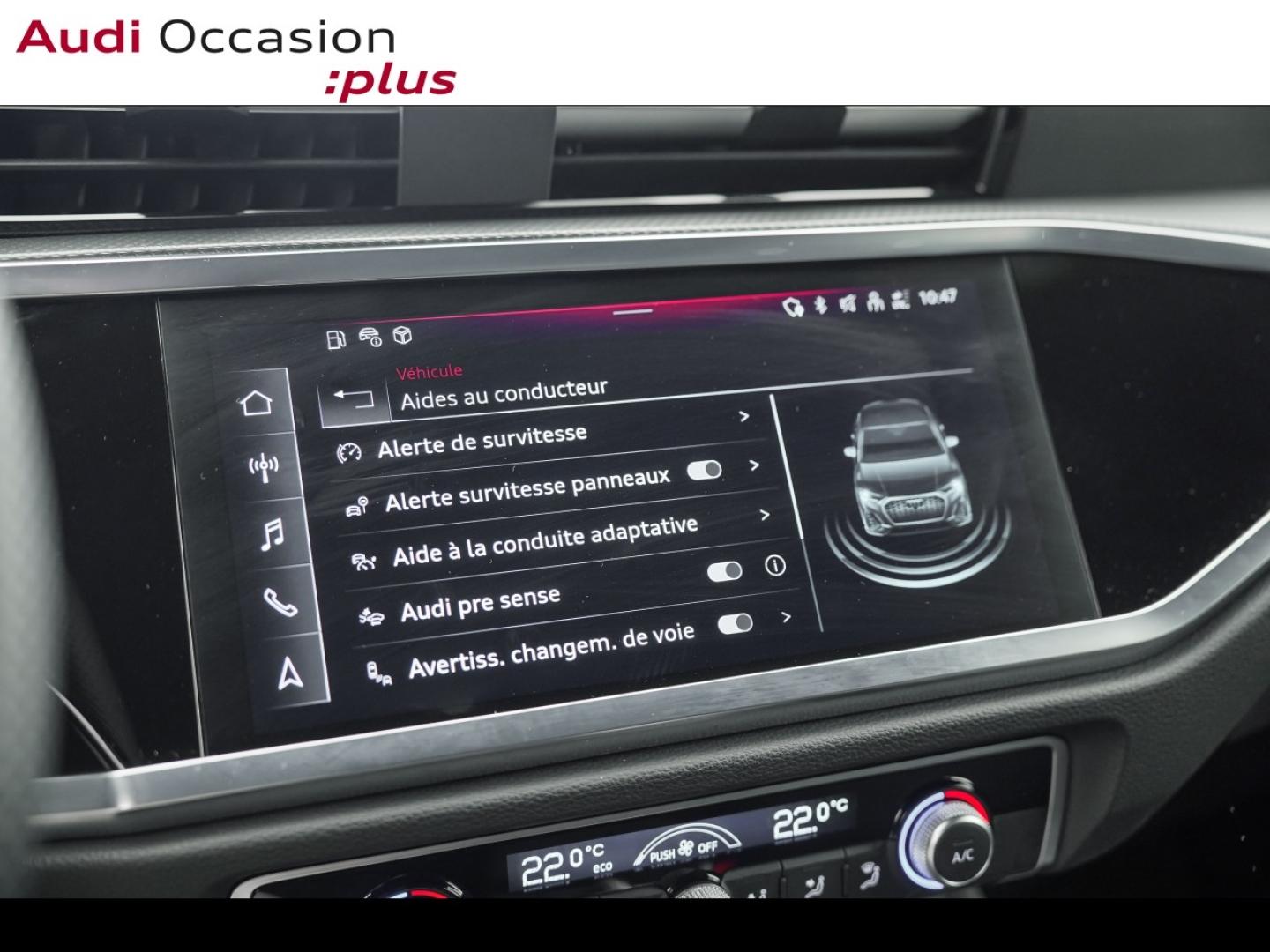 Voitures occasions Audi Q3 Sportback S line Montigny-le-Bretonneux