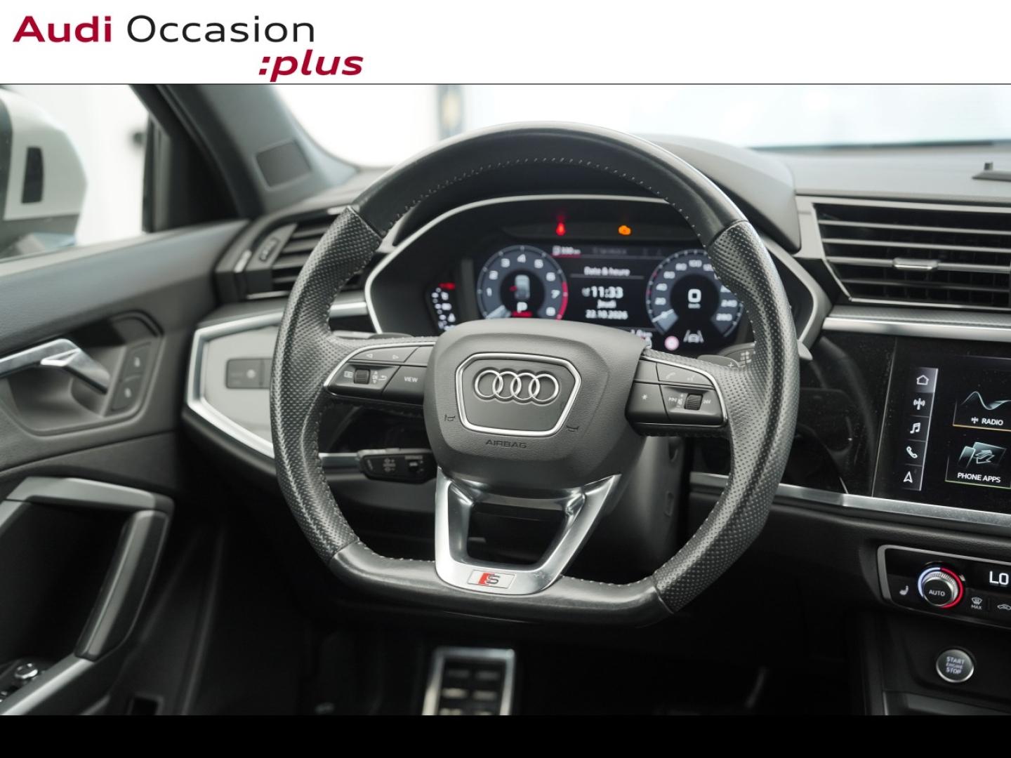 Voitures occasions Audi Q3 Sportback S line Montigny-le-Bretonneux