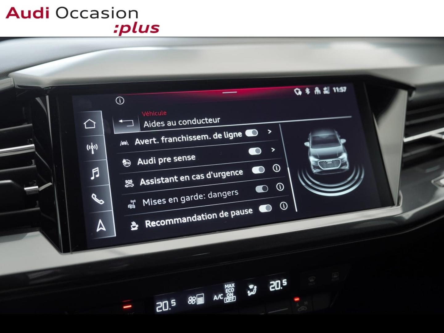 Voitures occasions Audi Q4 Sportback e-tron S line Montigny-le-Bretonneux