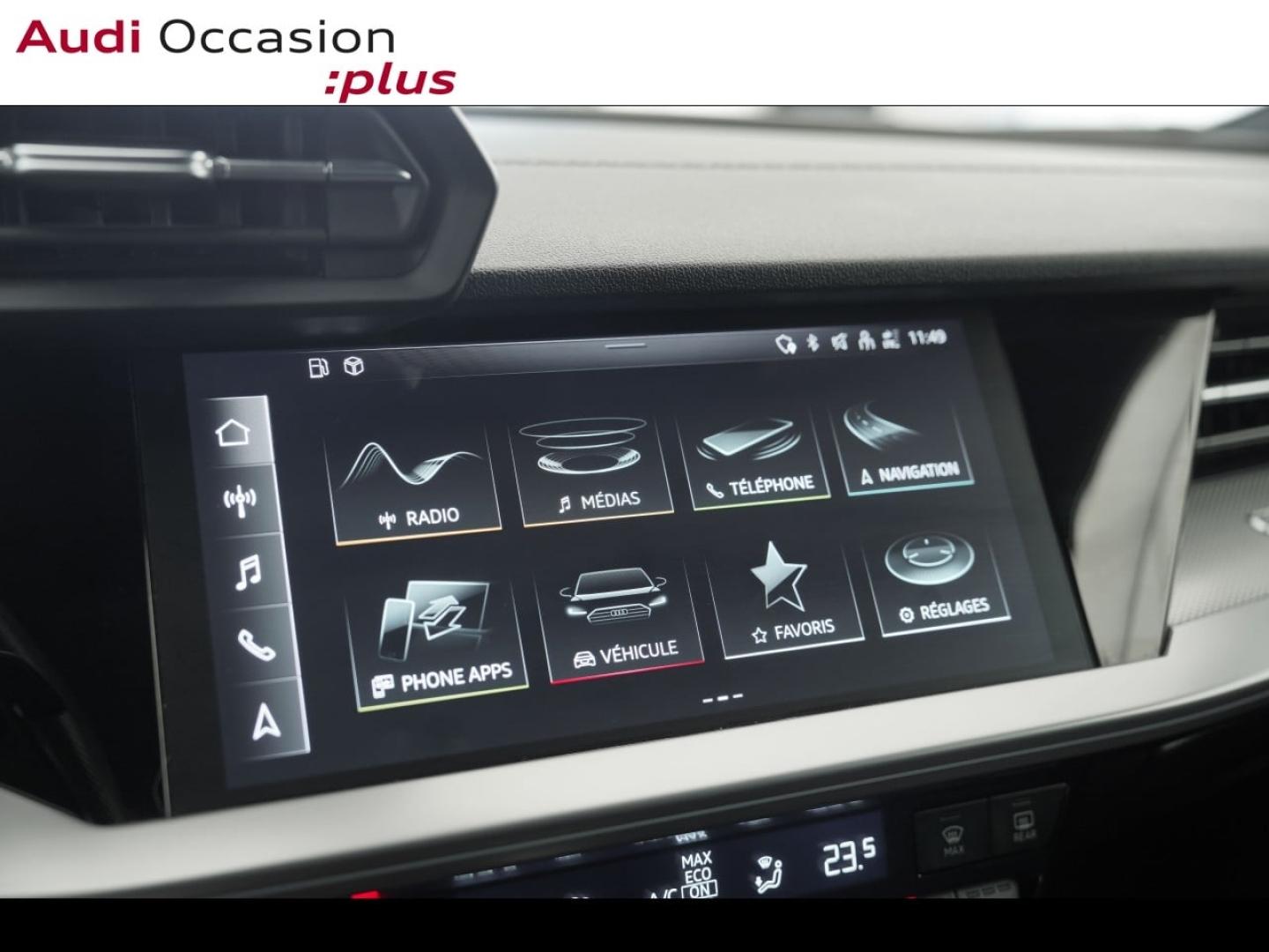 Voitures occasions Audi A3 Sportback S line Montigny-le-Bretonneux