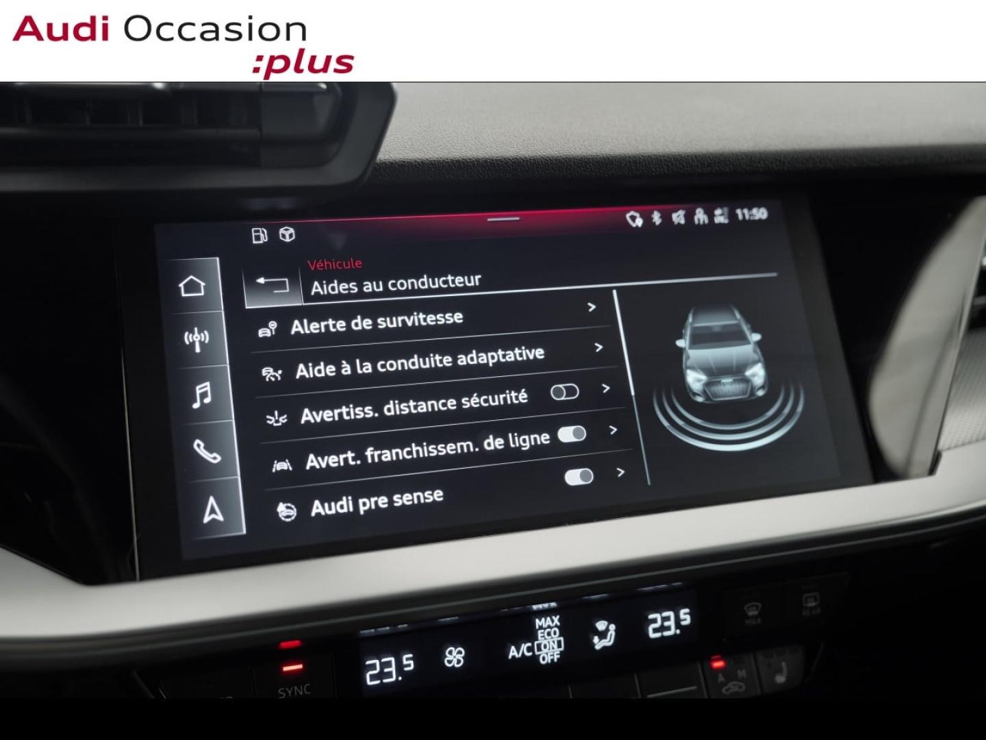 Voitures occasions Audi A3 Sportback S line Montigny-le-Bretonneux