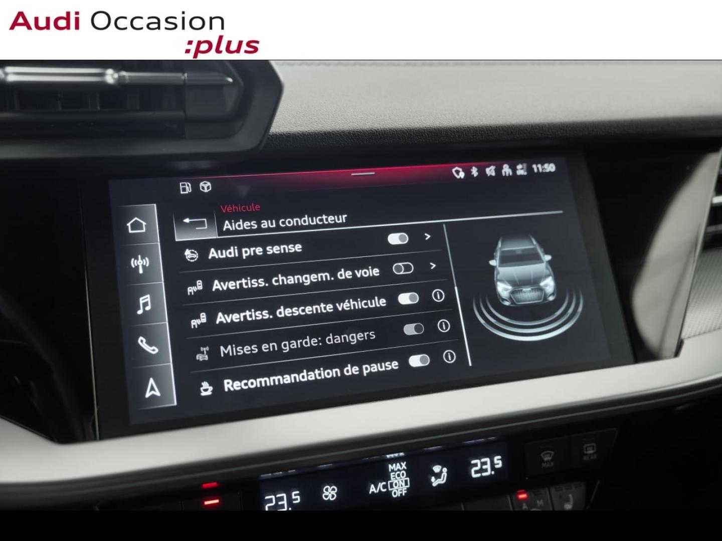 Voitures occasions Audi A3 Sportback S line Montigny-le-Bretonneux