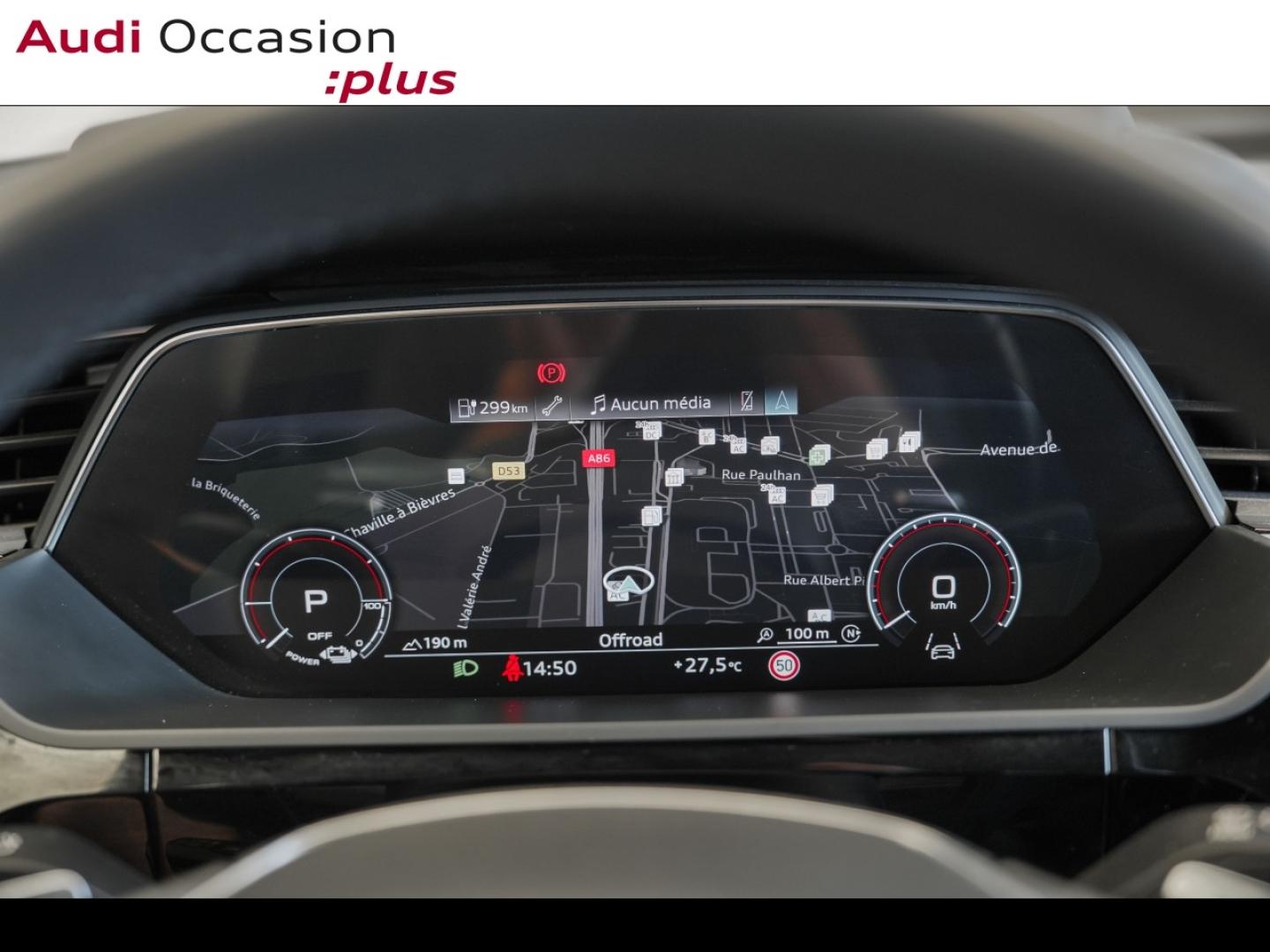 Voitures occasions Audi e-tron Sportback Avus Extended Vélizy-Villacoublay