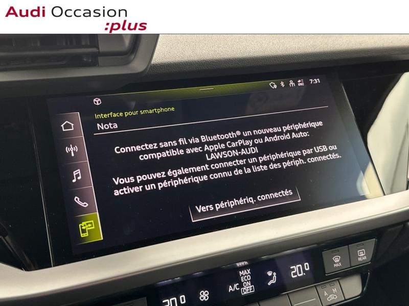 Voitures occasions Audi A3 Sportback Design Vélizy-Villacoublay