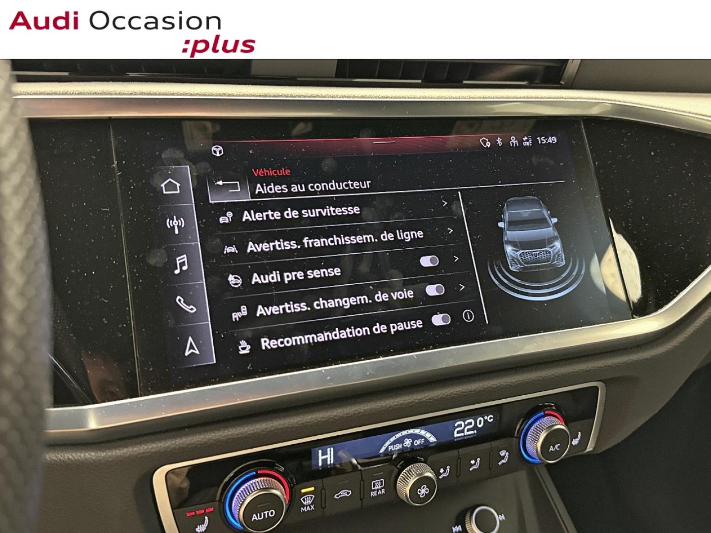 Voitures occasions Audi Q3 Sportback S line Vélizy-Villacoublay