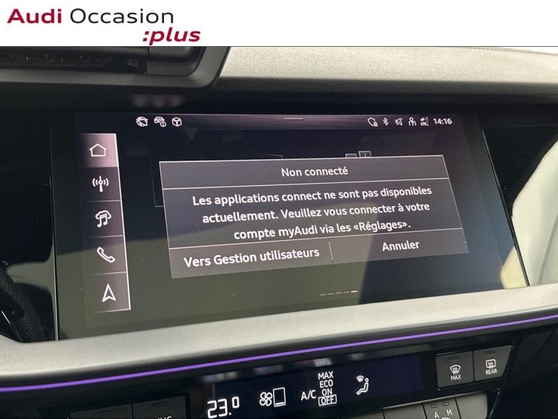 Voitures occasions Audi A3 Sportback S line Vélizy-Villacoublay