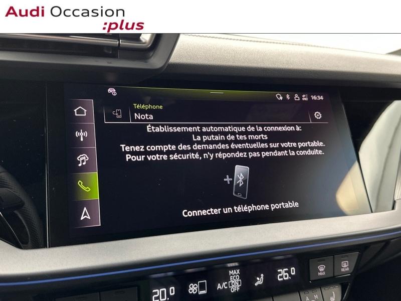 Voitures occasions Audi A3 Sportback S line Vélizy-Villacoublay