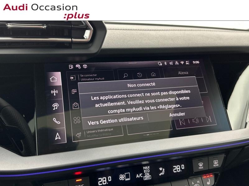 Voitures occasions Audi A3 Sportback S line Vélizy-Villacoublay