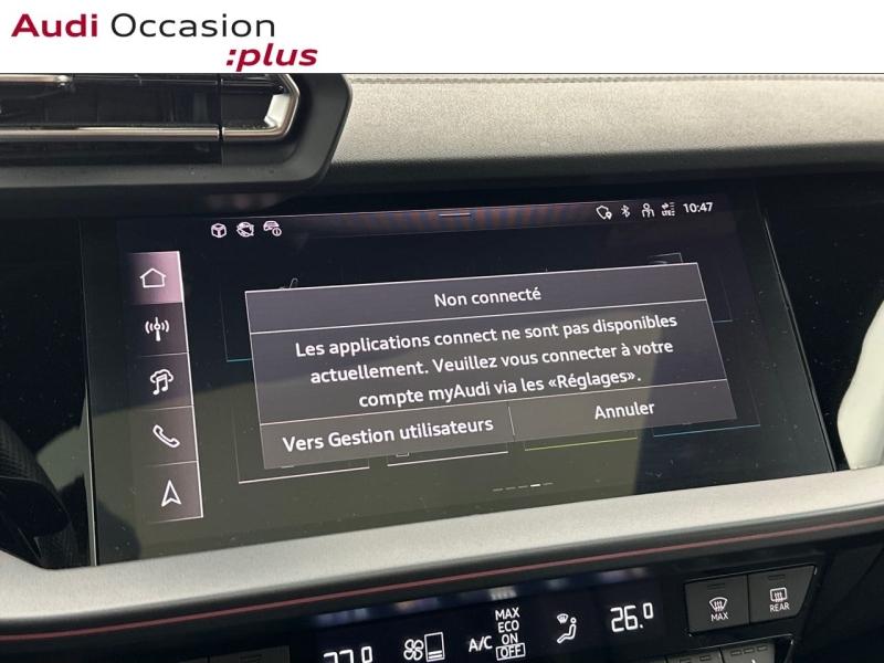 Voitures occasions Audi A3 Sportback S line Vélizy-Villacoublay