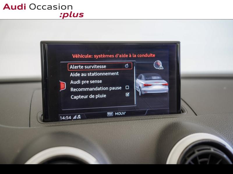 Voitures occasions Audi A3 Cabriolet Design Vélizy-Villacoublay