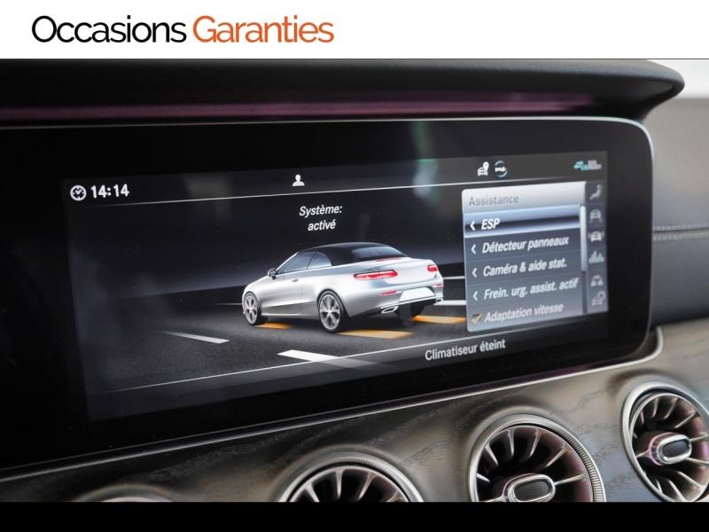 Voitures occasions MERCEDES-BENZ Classe E Cabriolet AMG Line Vélizy-Villacoublay