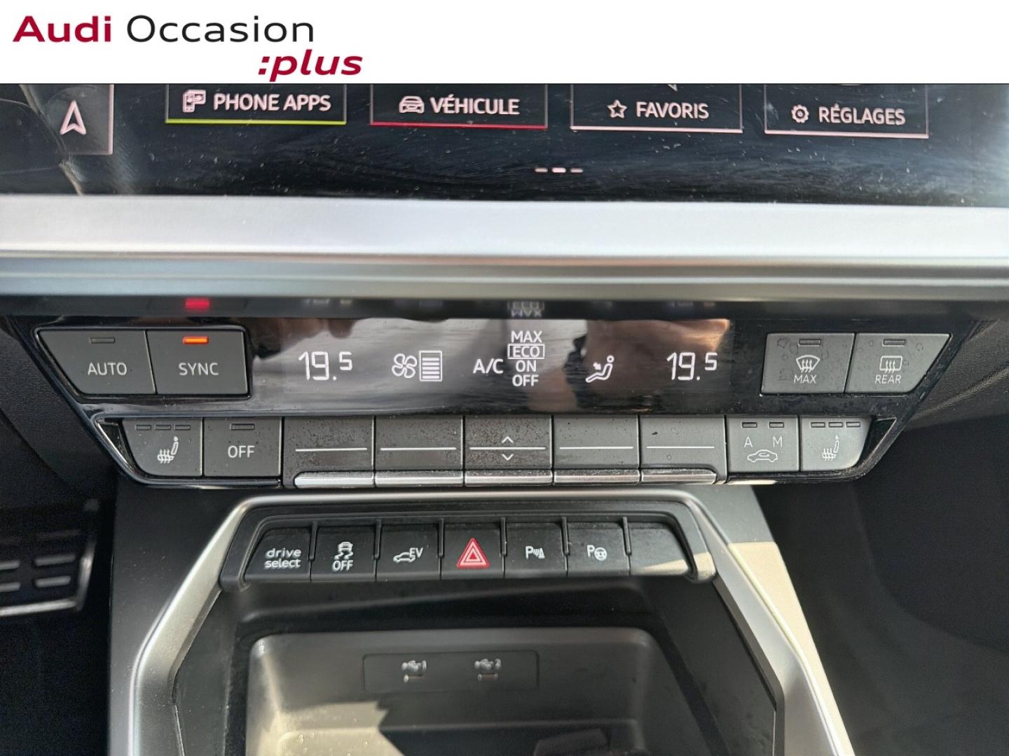 Voitures occasions Audi A3 Sportback S line Rivery
