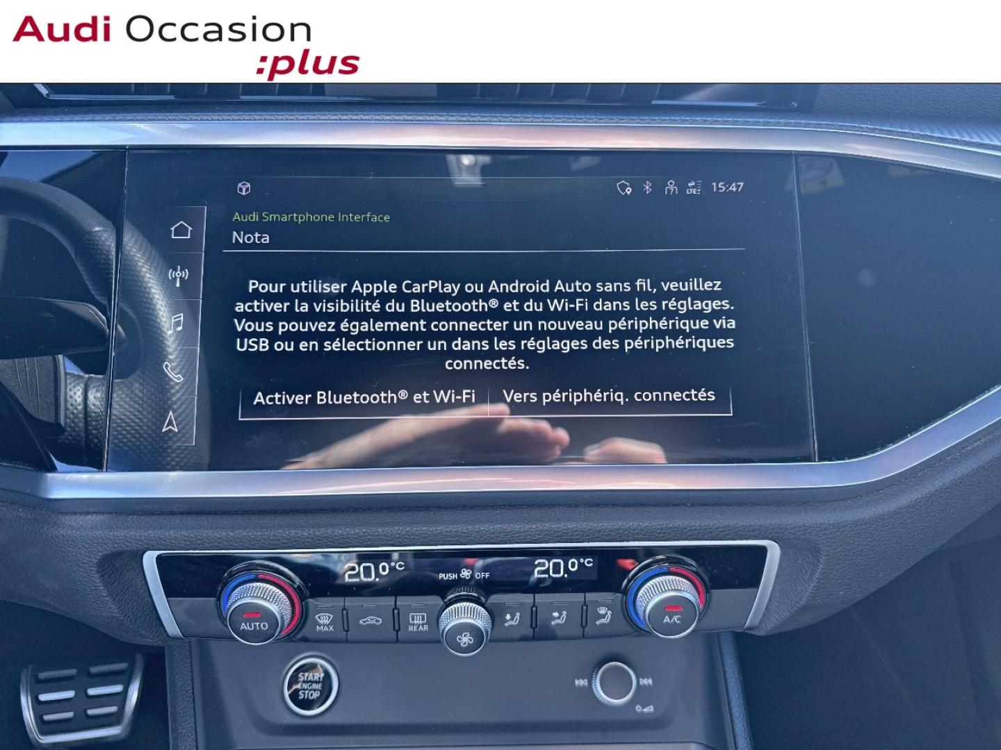 Voitures occasions Audi Q3 Sportback S line Rivery