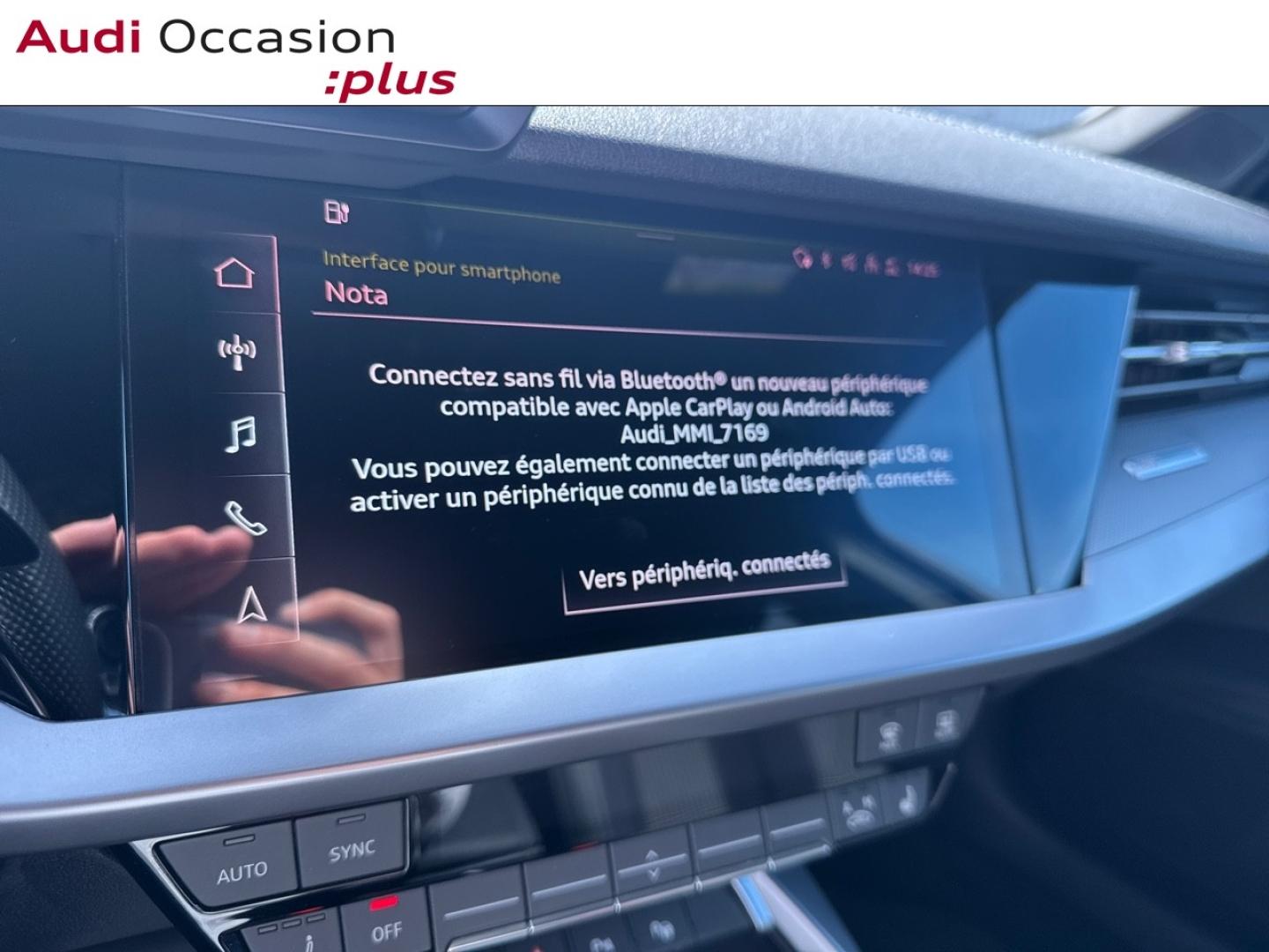 Voitures occasions Audi A3 Sportback S line Rivery