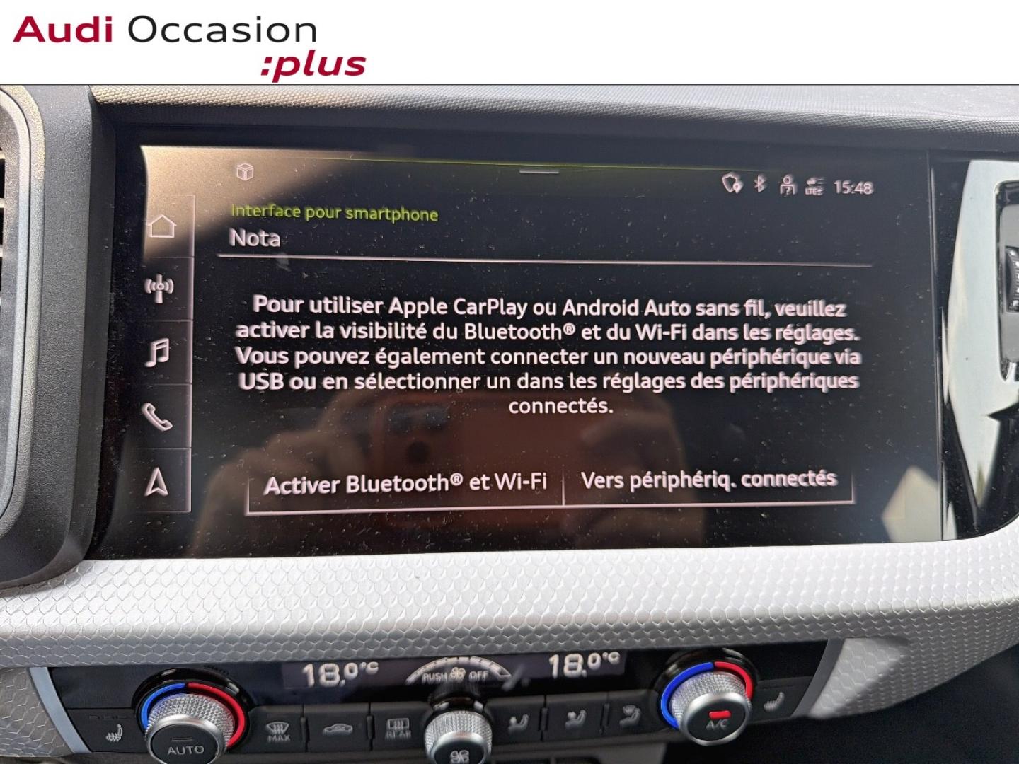 Voitures occasions Audi A1 Sportback S line Rivery