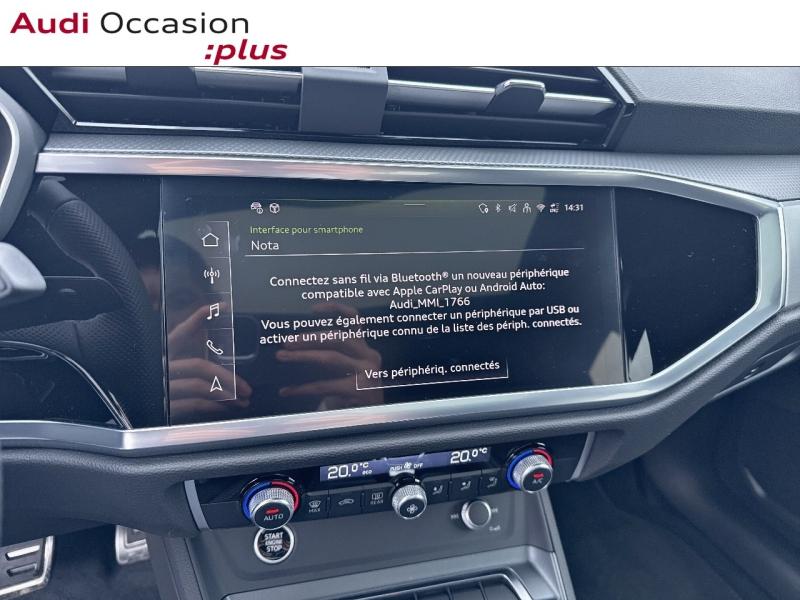 Voitures occasions Audi Q3 Sportback S line Rivery