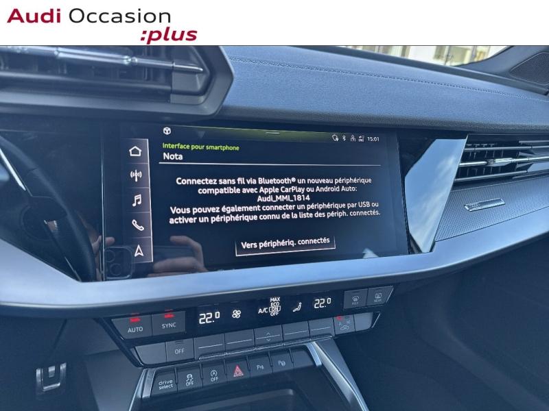 Voitures occasions Audi A3 Sportback S line Rivery