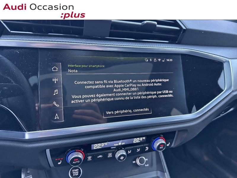 Voitures occasions Audi Q3 Sportback S line plus Rivery