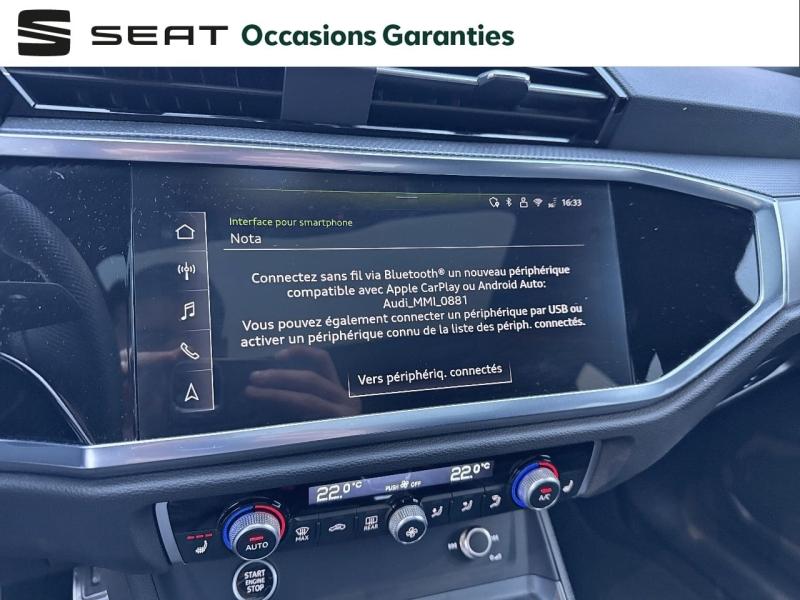 Voitures occasions Audi Q3 Sportback S line plus Rivery