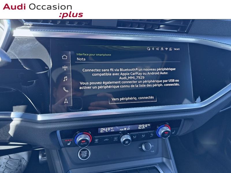 Voitures occasions Audi Q3 Sportback S line plus Rivery