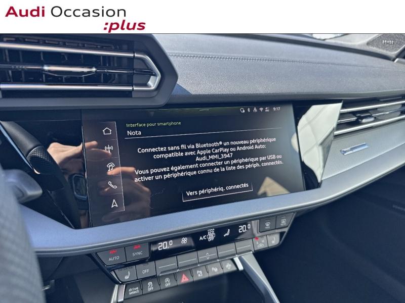 Voitures occasions Audi A3 Sportback S line Rivery