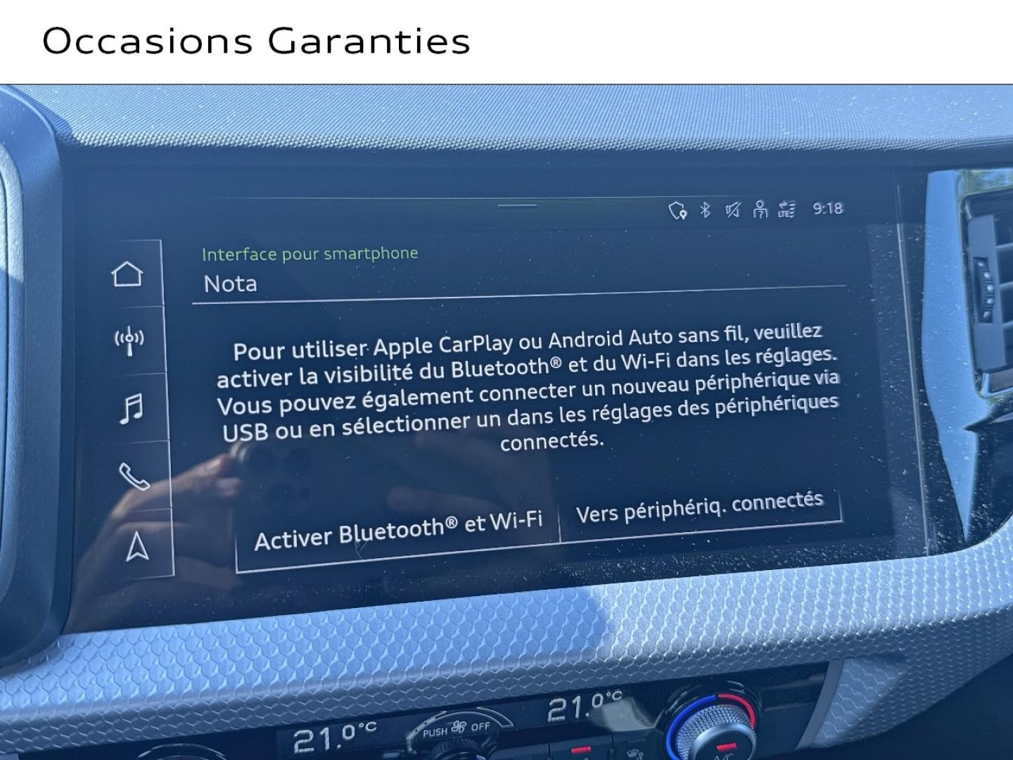 Voitures occasions Audi A1 Sportback S line Rivery