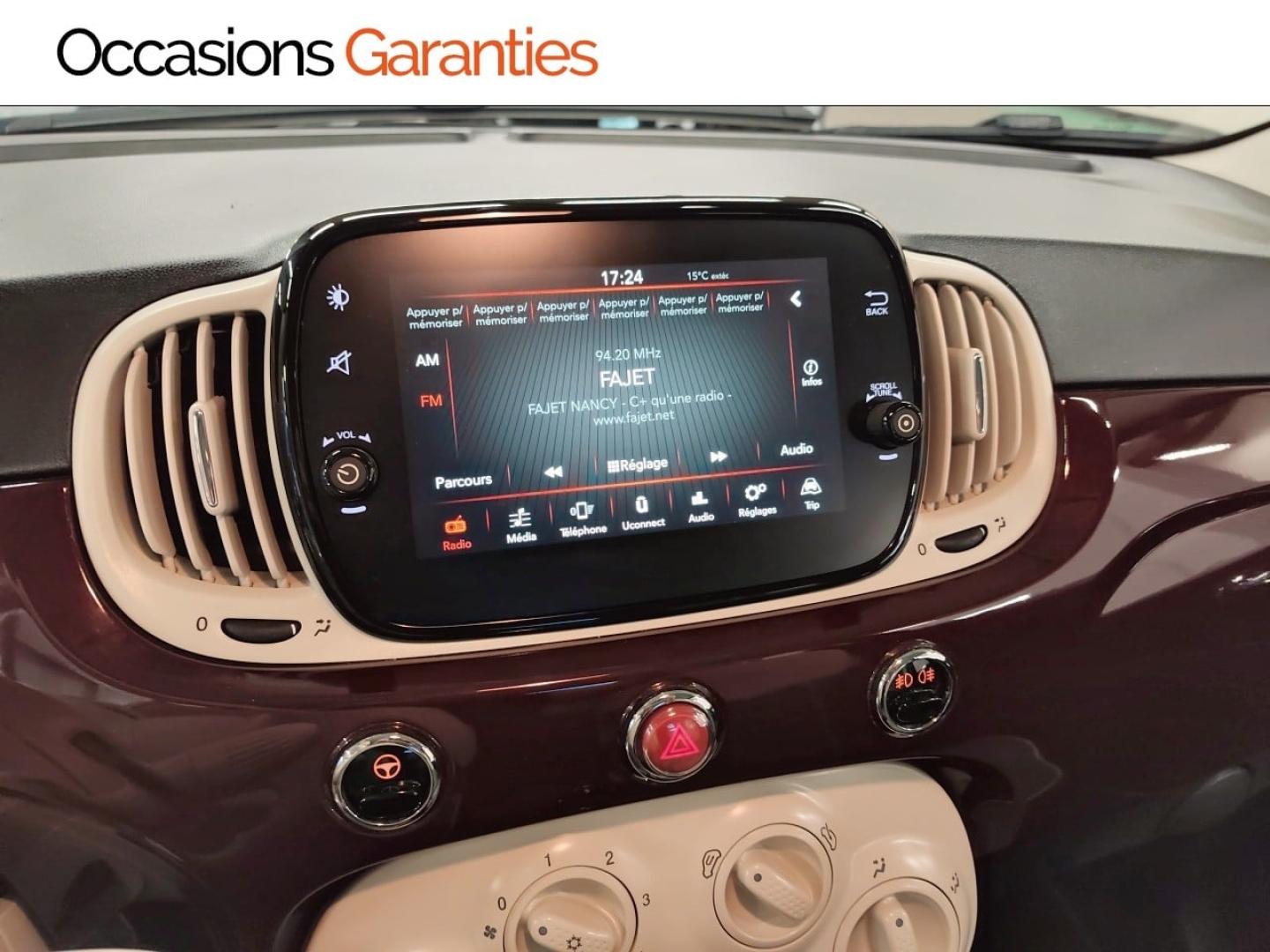 Voitures occasions FIAT 500 Lounge Laxou