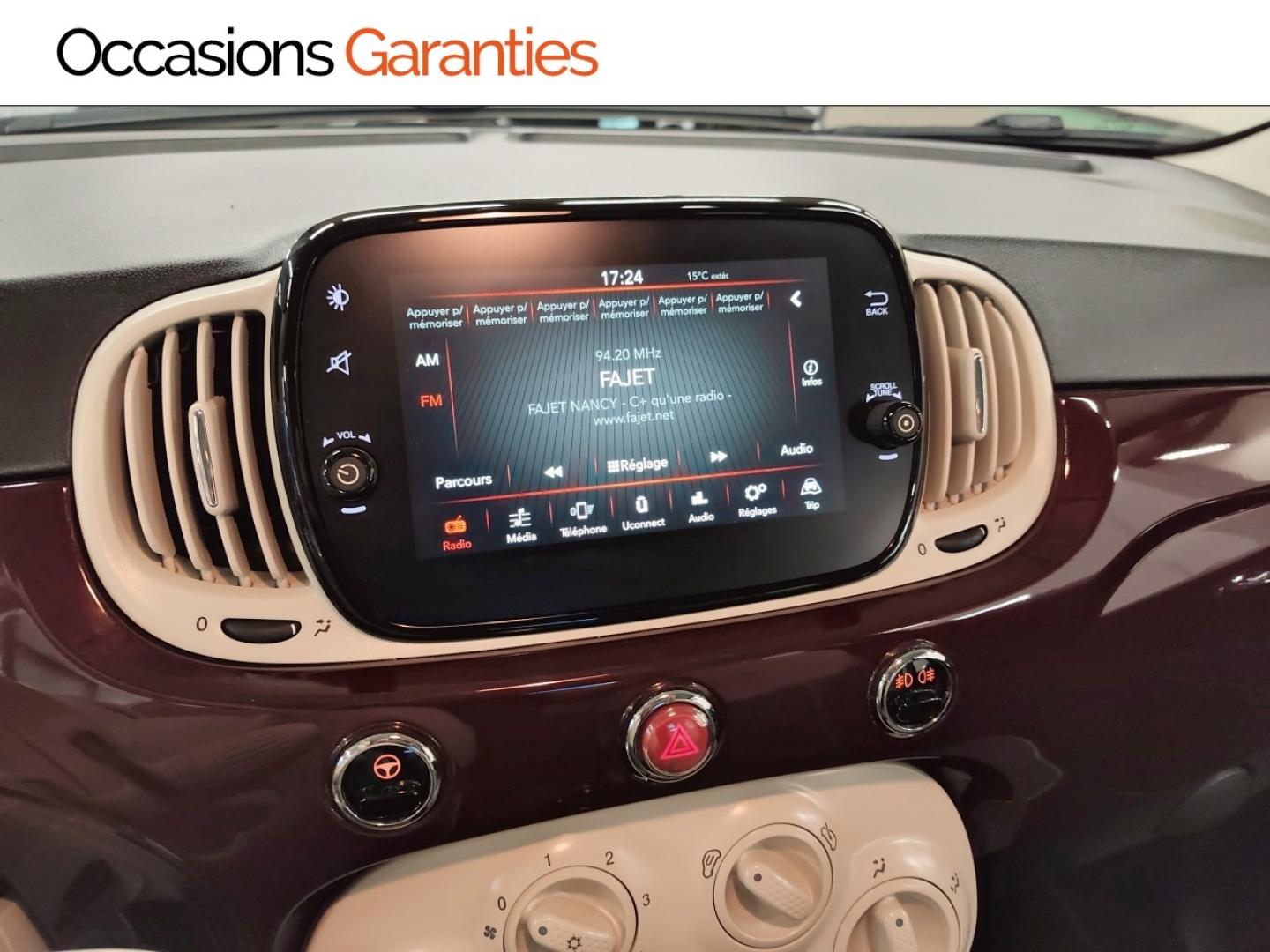 Voitures occasions FIAT 500 Lounge Laxou