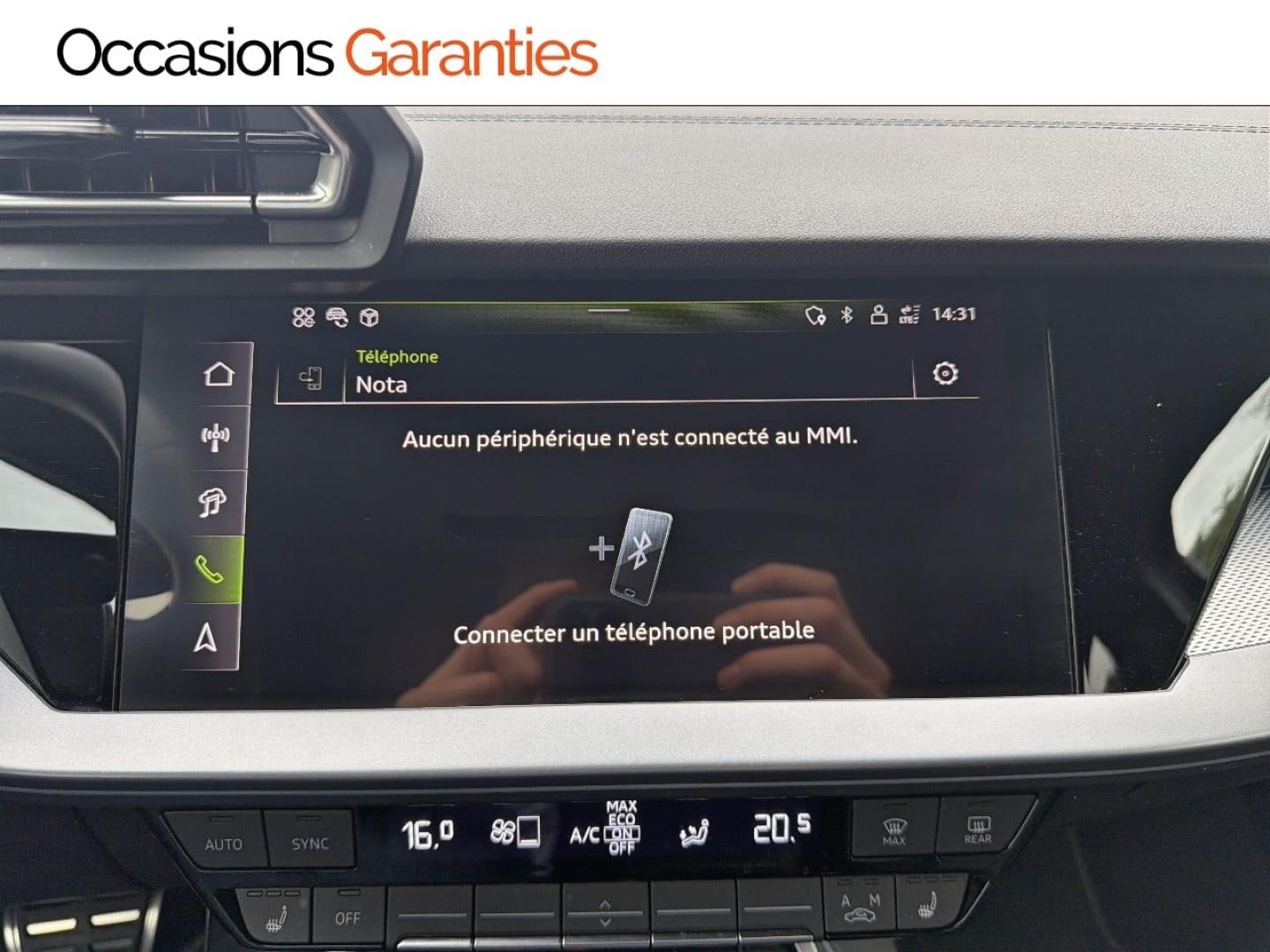 Voitures occasions Audi A3 Sportback S line Nancy