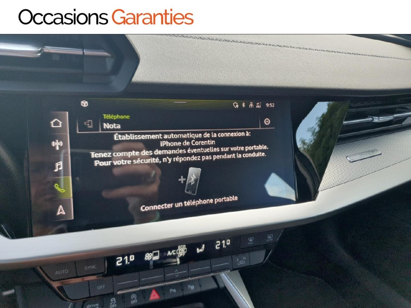 Voitures occasions Audi A3 Sportback S line Nancy