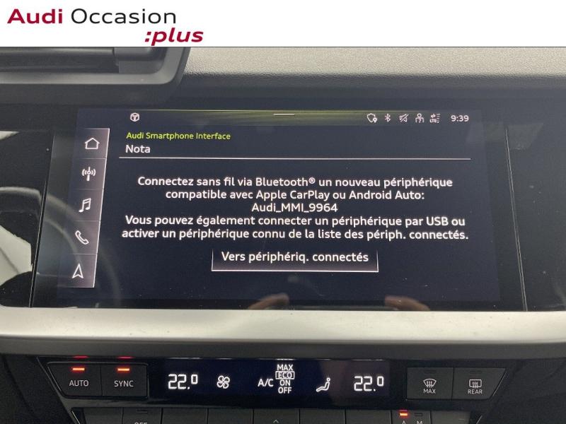 Voitures occasions Audi A3 Sportback S line Orvault