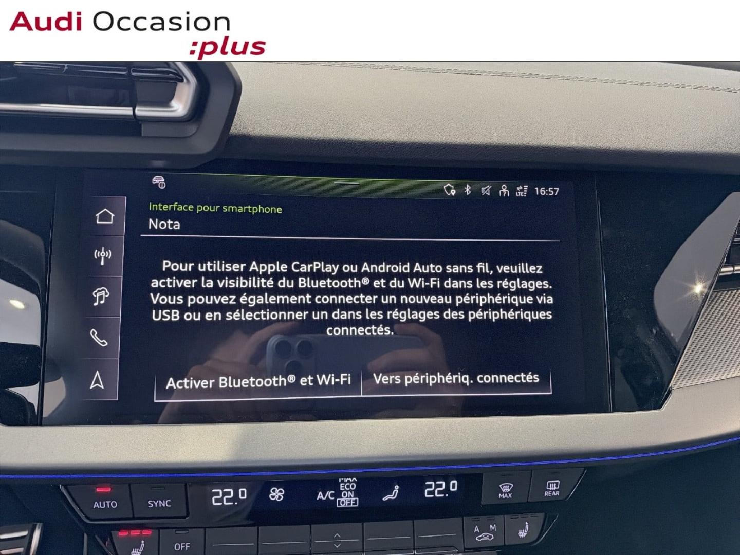 Voitures occasions Audi A3 Sportback S line Orvault