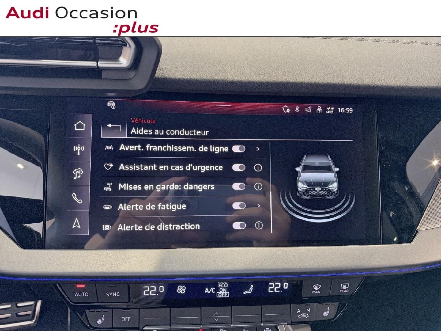 Voitures occasions Audi A3 Sportback S line Orvault