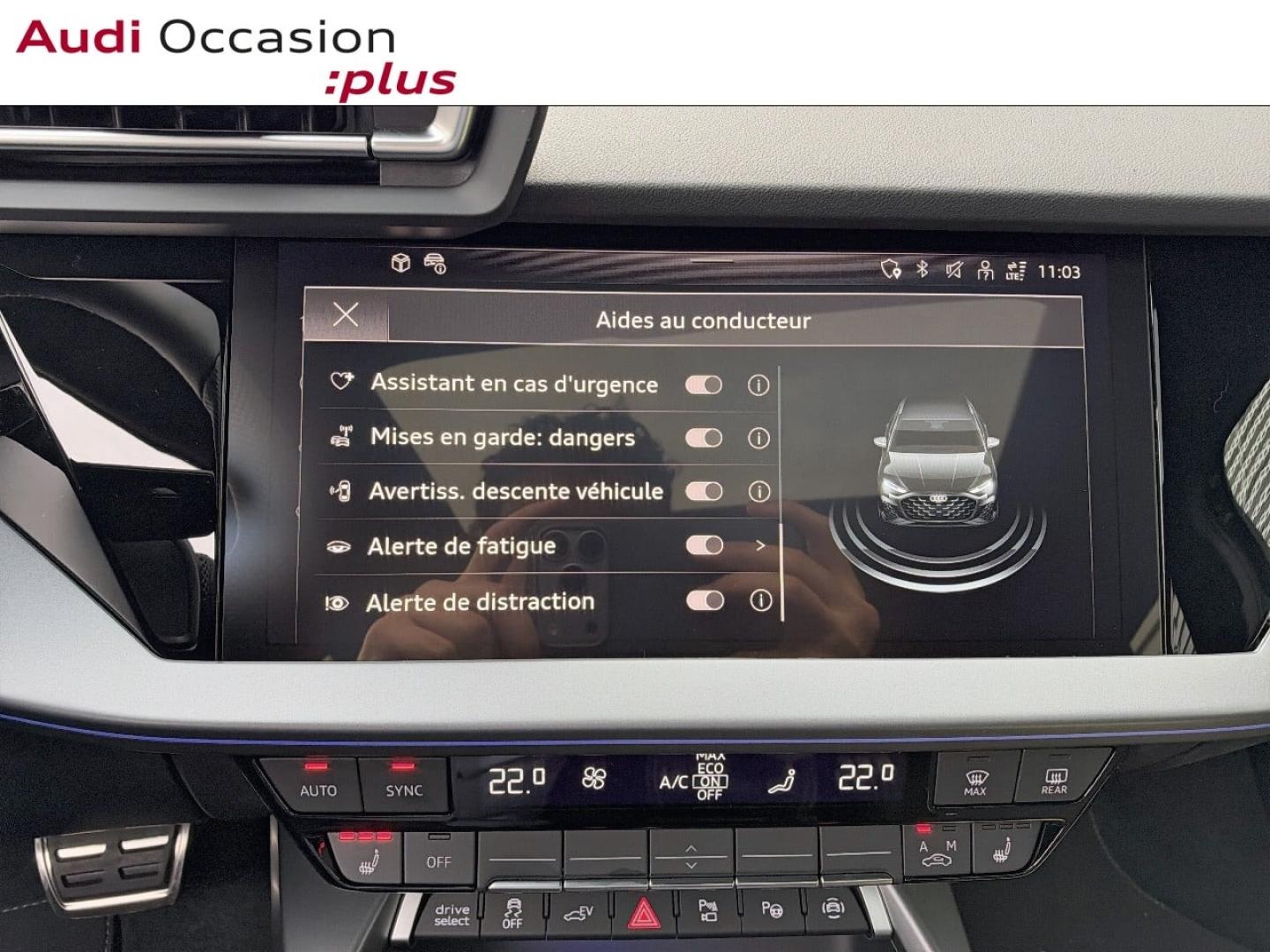 Voitures occasions Audi A3 Sportback S line Orvault